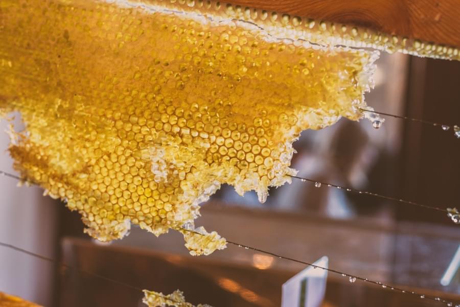 una miel madura natural